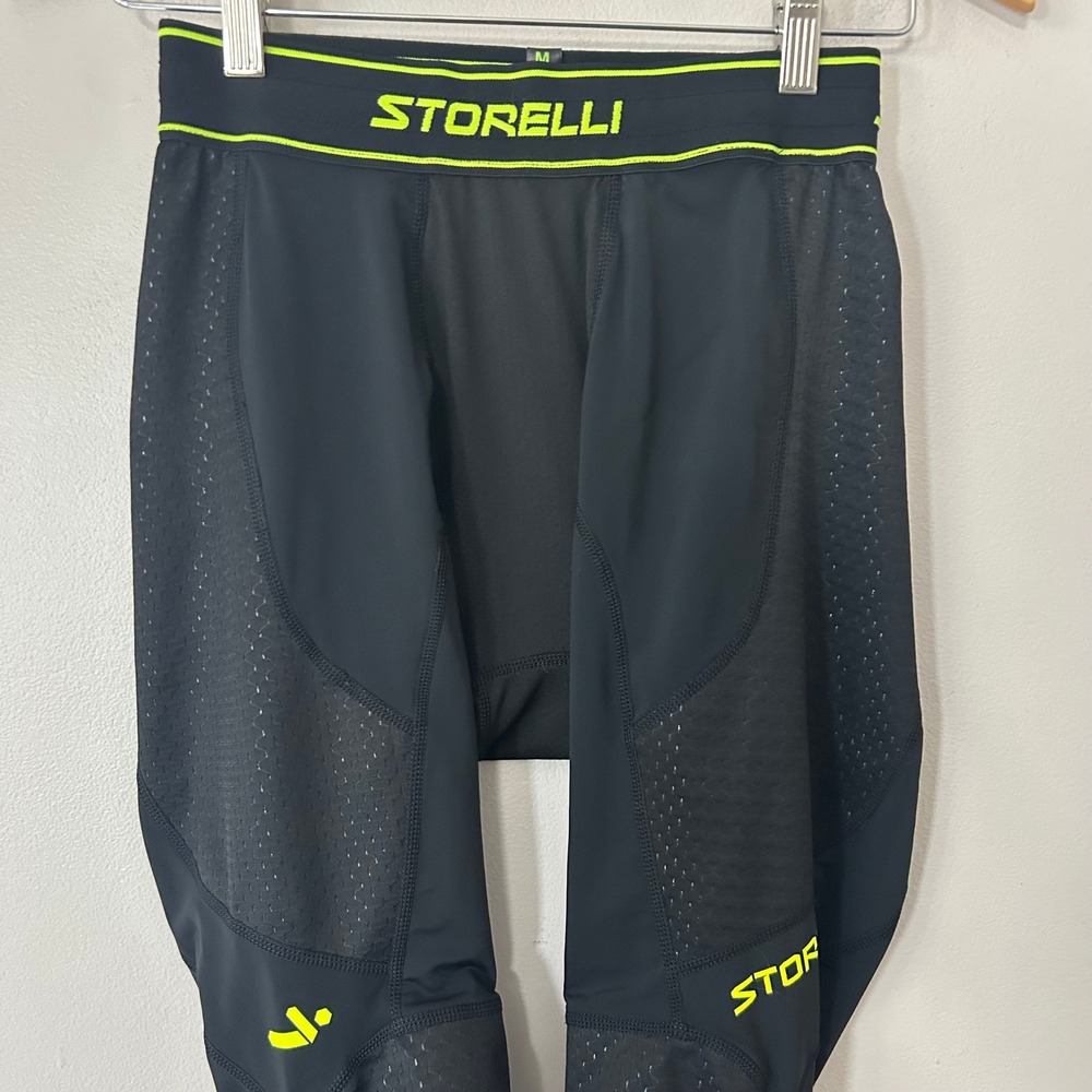 Storelli BodyShield Turf Burn Soccer Leggings Mens Medium Black Compression